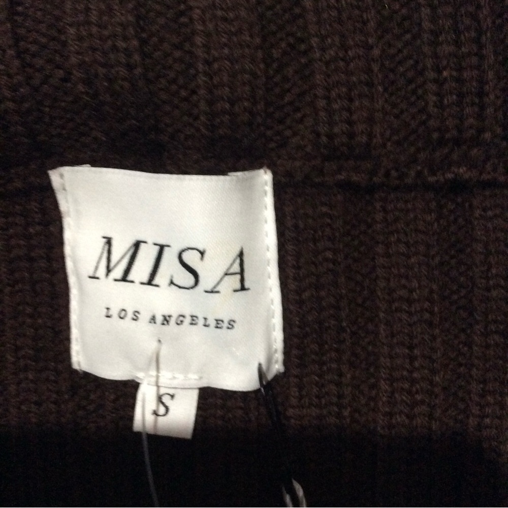 Misa Los Angeles Brown Pencil Skirt - Picture 3 of 5